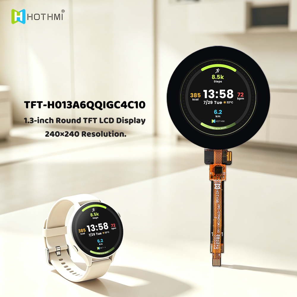 1.3 Inch Round Capacitive Touch Function TFT LCD Display